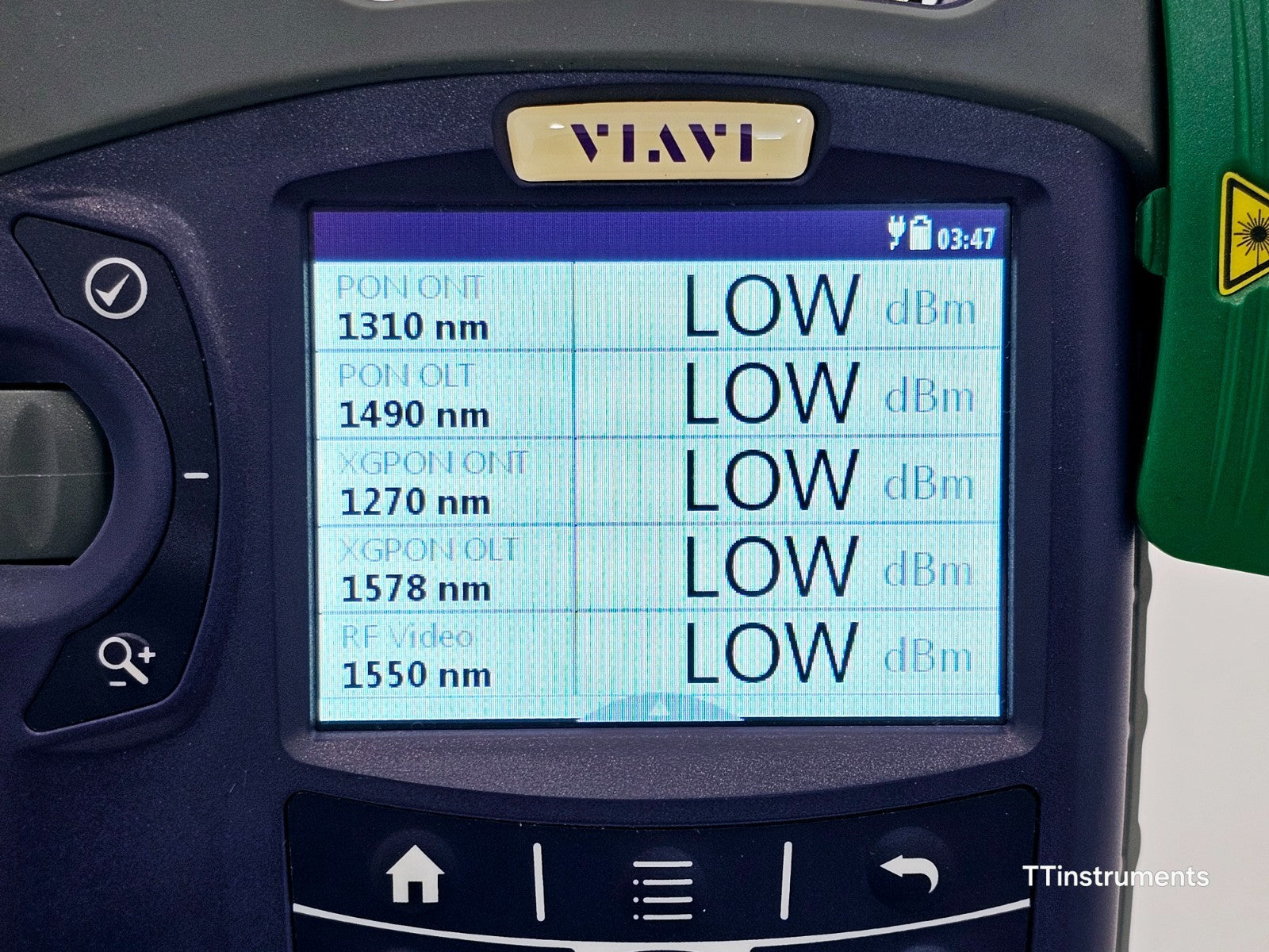 Viavi JDSU OLP-87P XG-PON Power Meter & MS 2306/66 1310/1270/1490/1550/1578 nm