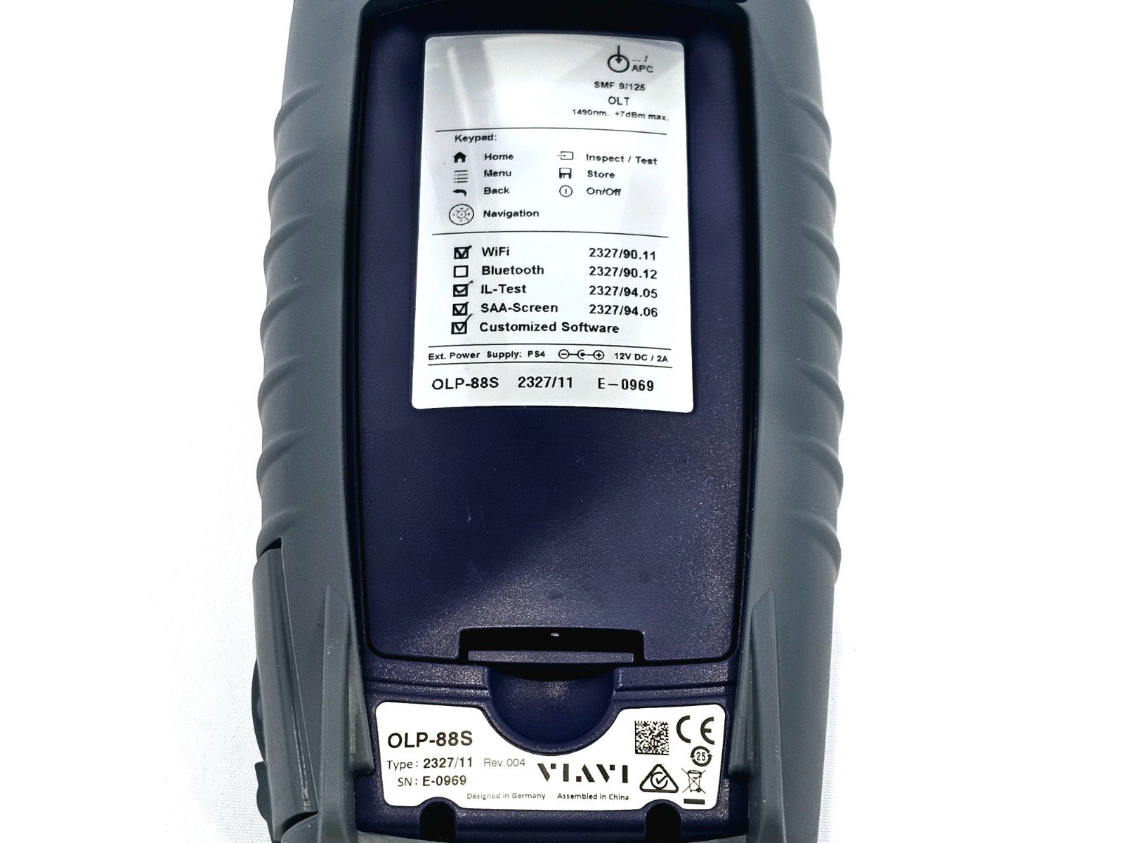 Viavi JDSU OLP-88S True PON Tester Single Port 2327/11 with Options 1490 nm OLT