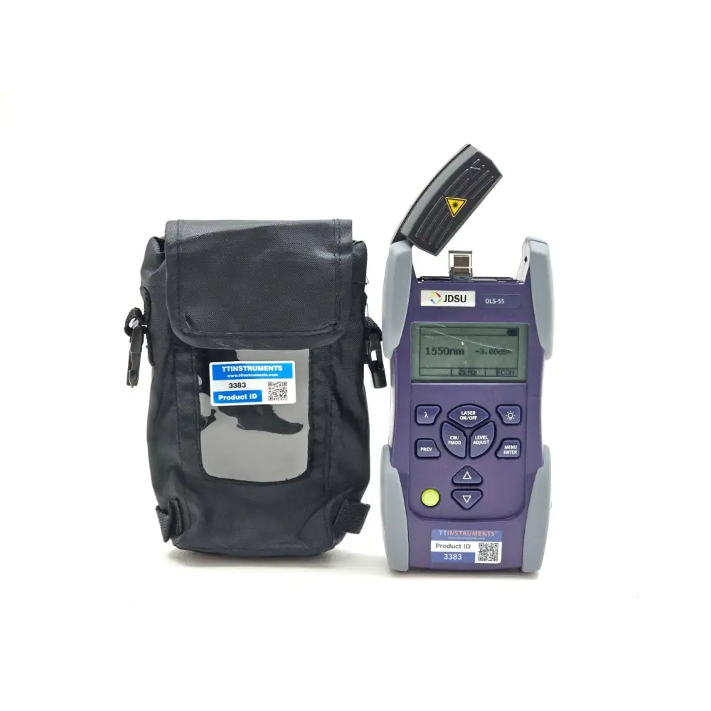 Viavi JDSU OLS-55 SmartClass Optical Laser Source 1310/1550 nm front view