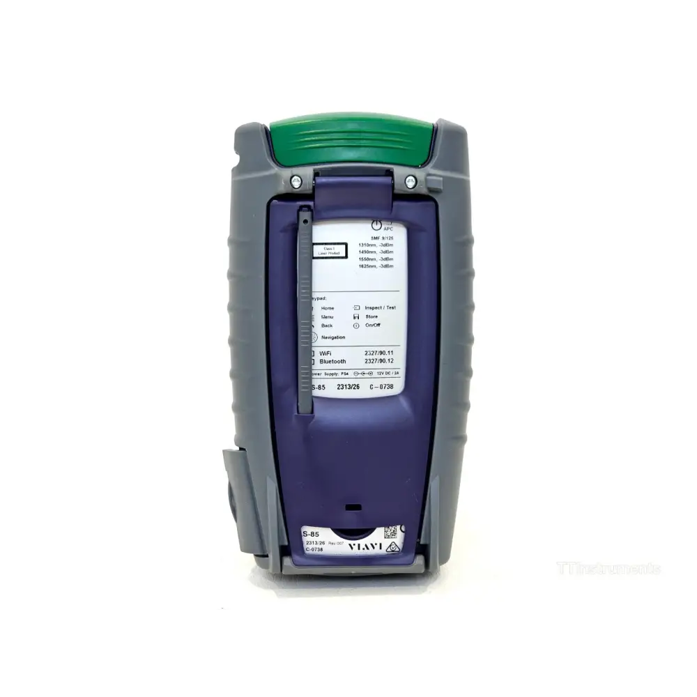 Viavi OLS-85 optical laser source top panel and controls