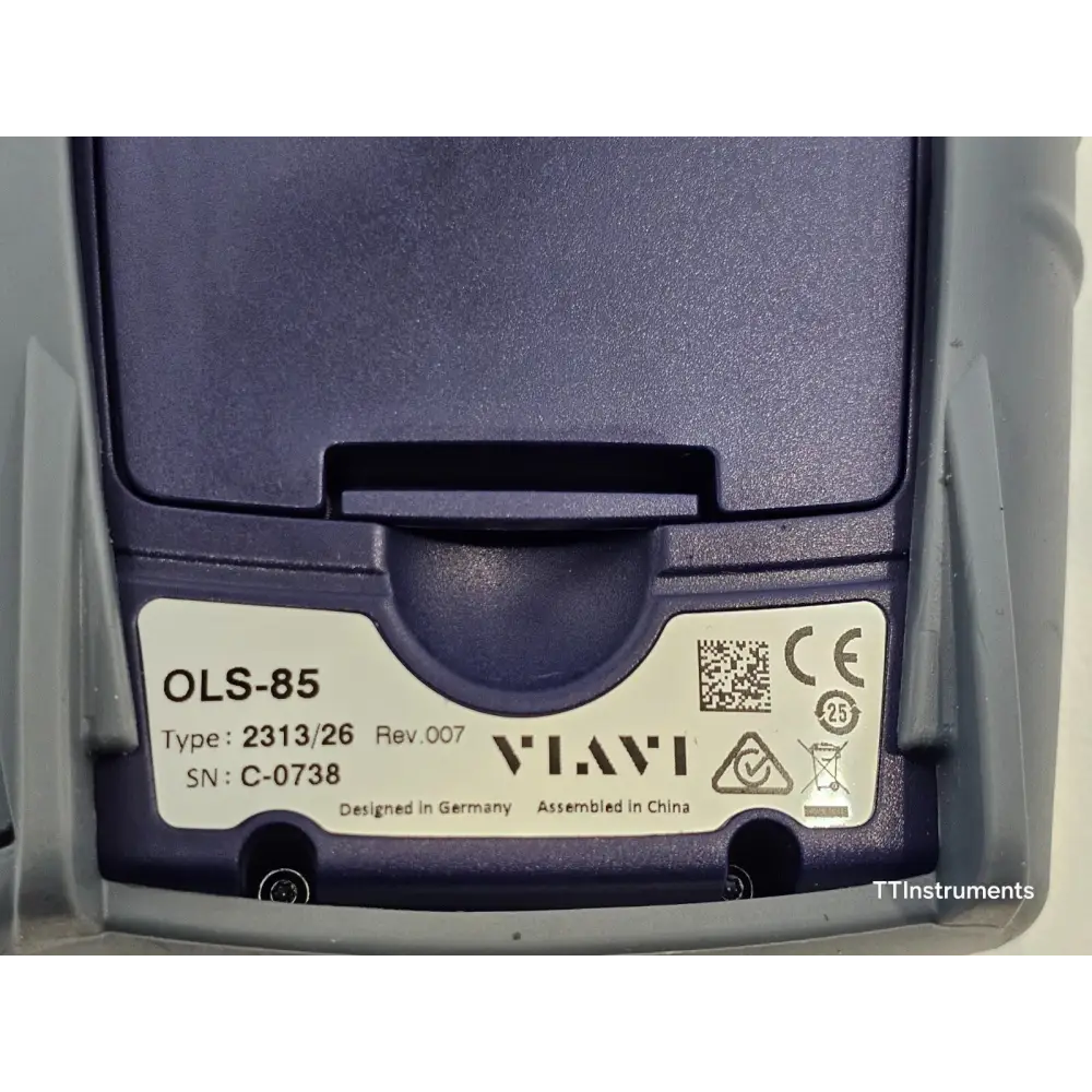 Viavi MP60 power meter display showing optical power reading