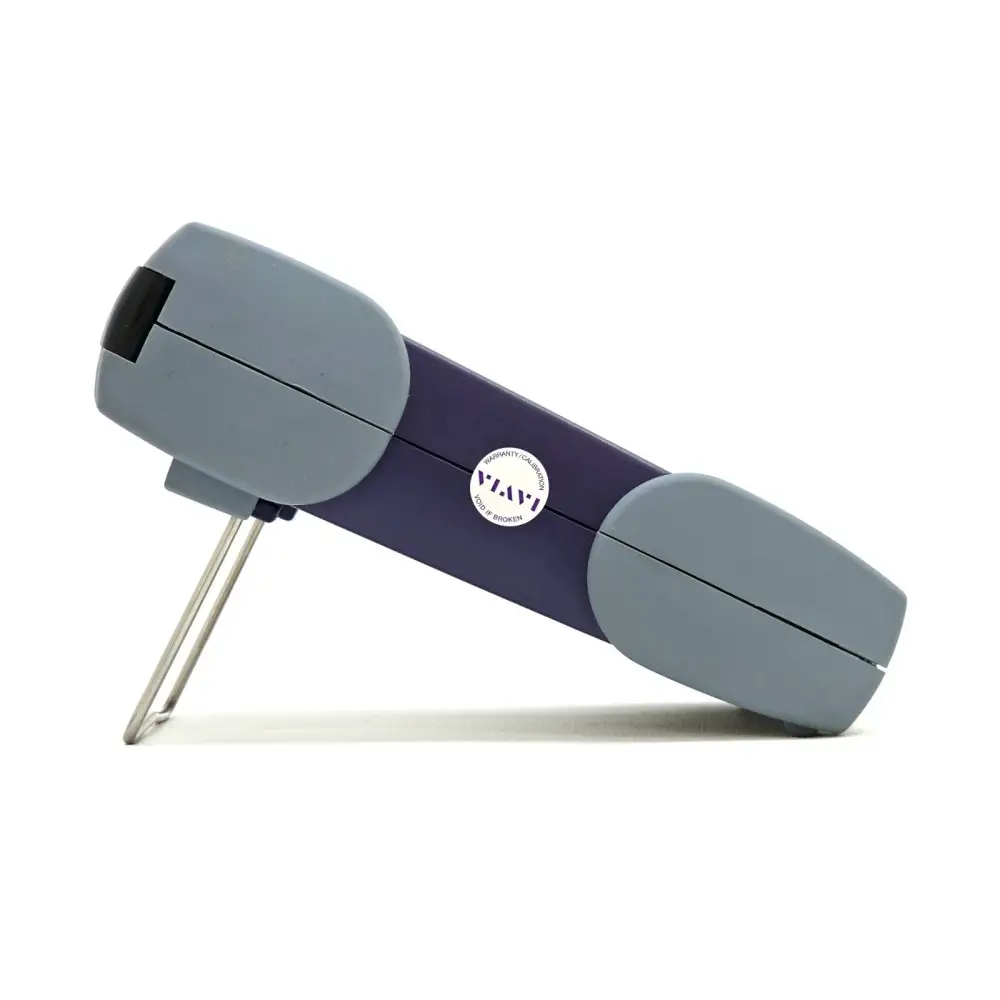 Viavi OLT-55 optical loss test set top view showing USB port and controls
