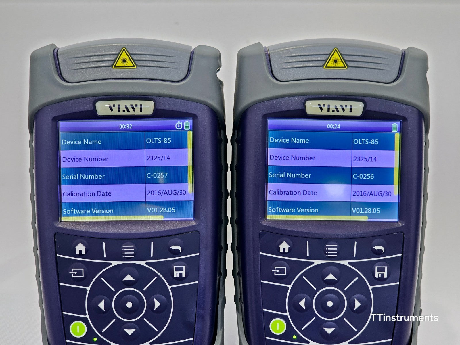 Viavi JDSU OLTS-85 Fiber Optic Loss Test Set 2325/14 MM Multi-mode Tier 1