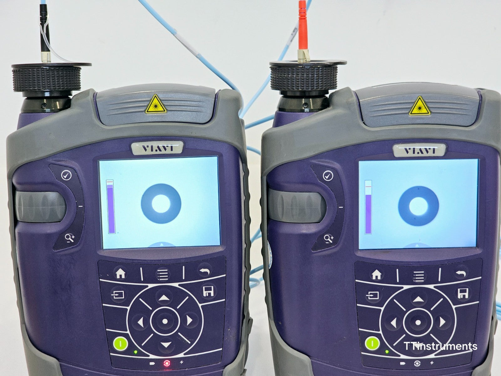 Viavi JDSU OLTS-85P Fiber Optic Loss Test Set & Microscope 2326/15 SM MM QUAD