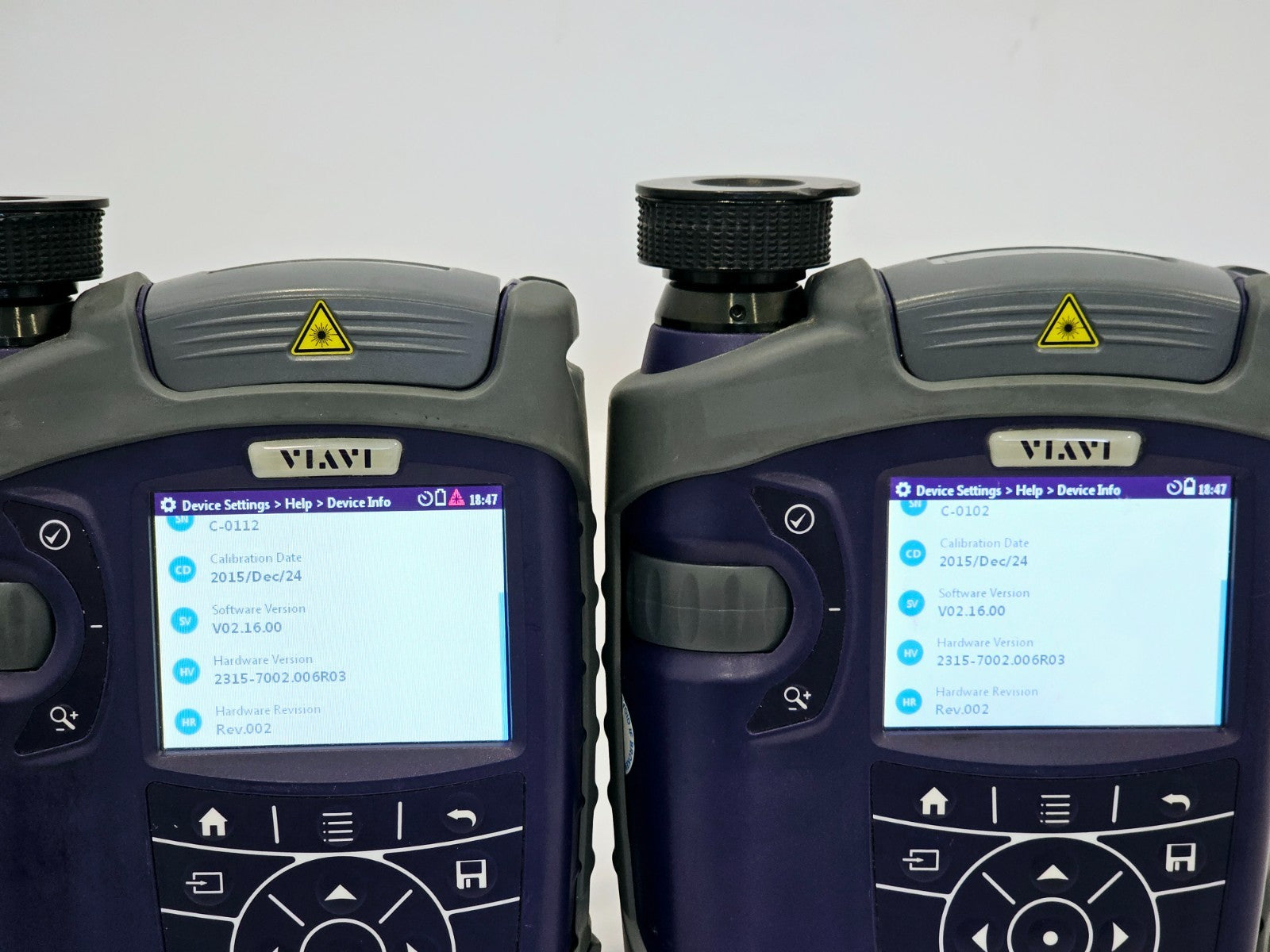 Viavi JDSU OLTS-85P Fiber Optic Loss Test Set & Microscope 2326/15 SM MM QUAD