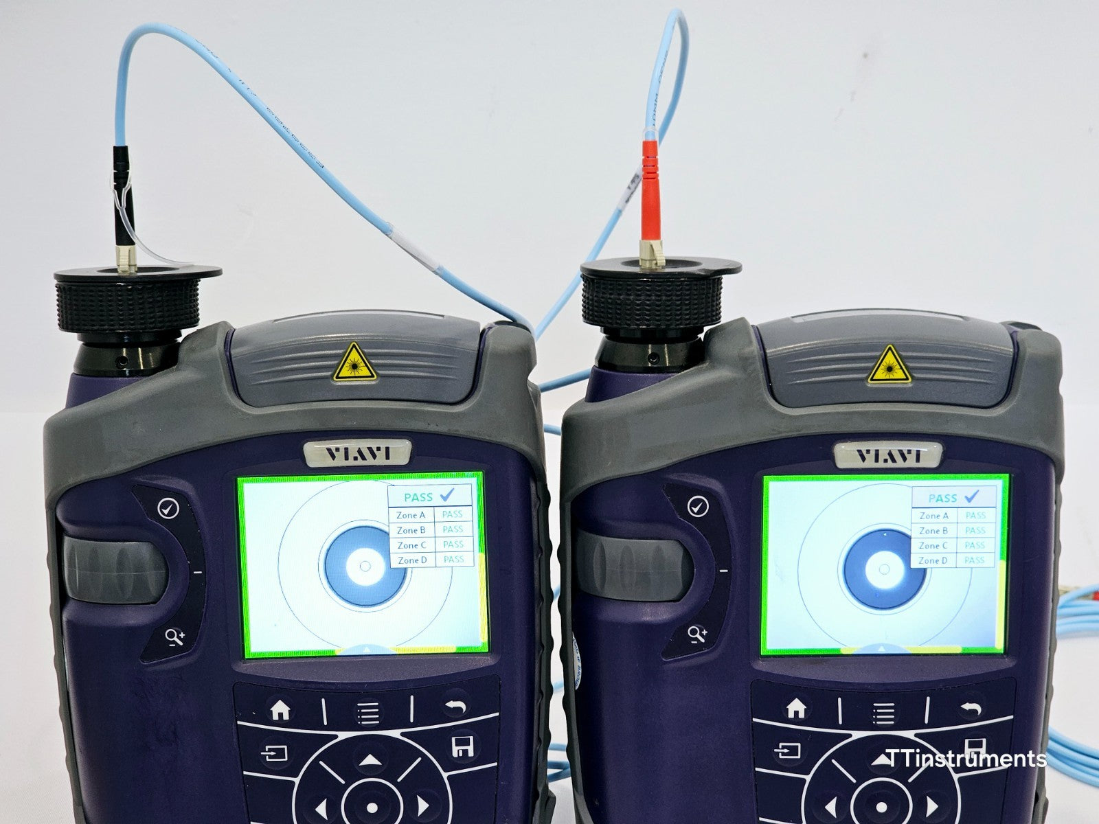 Viavi JDSU OLTS-85P Fiber Optic Loss Test Set & Microscope 2326/15 SM MM QUAD