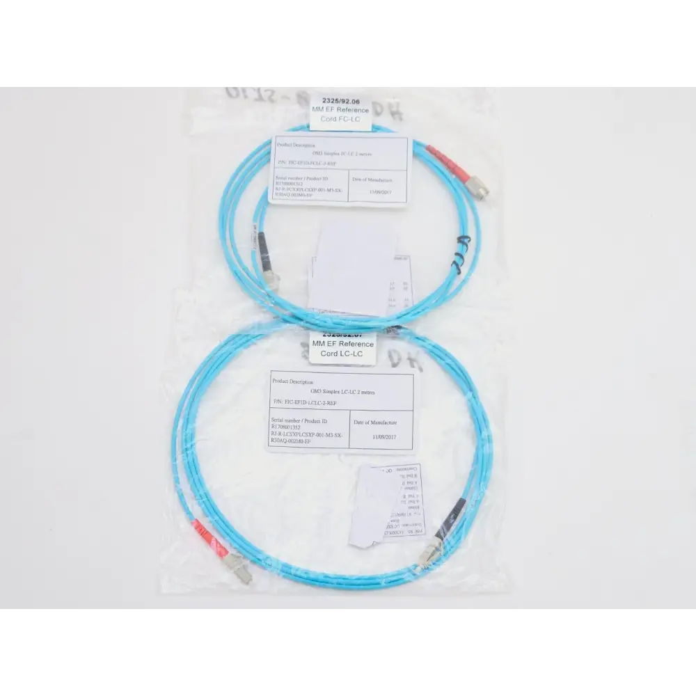 OLTS-85P SmartClass Fiber unit power adapter and cable bundle close-up