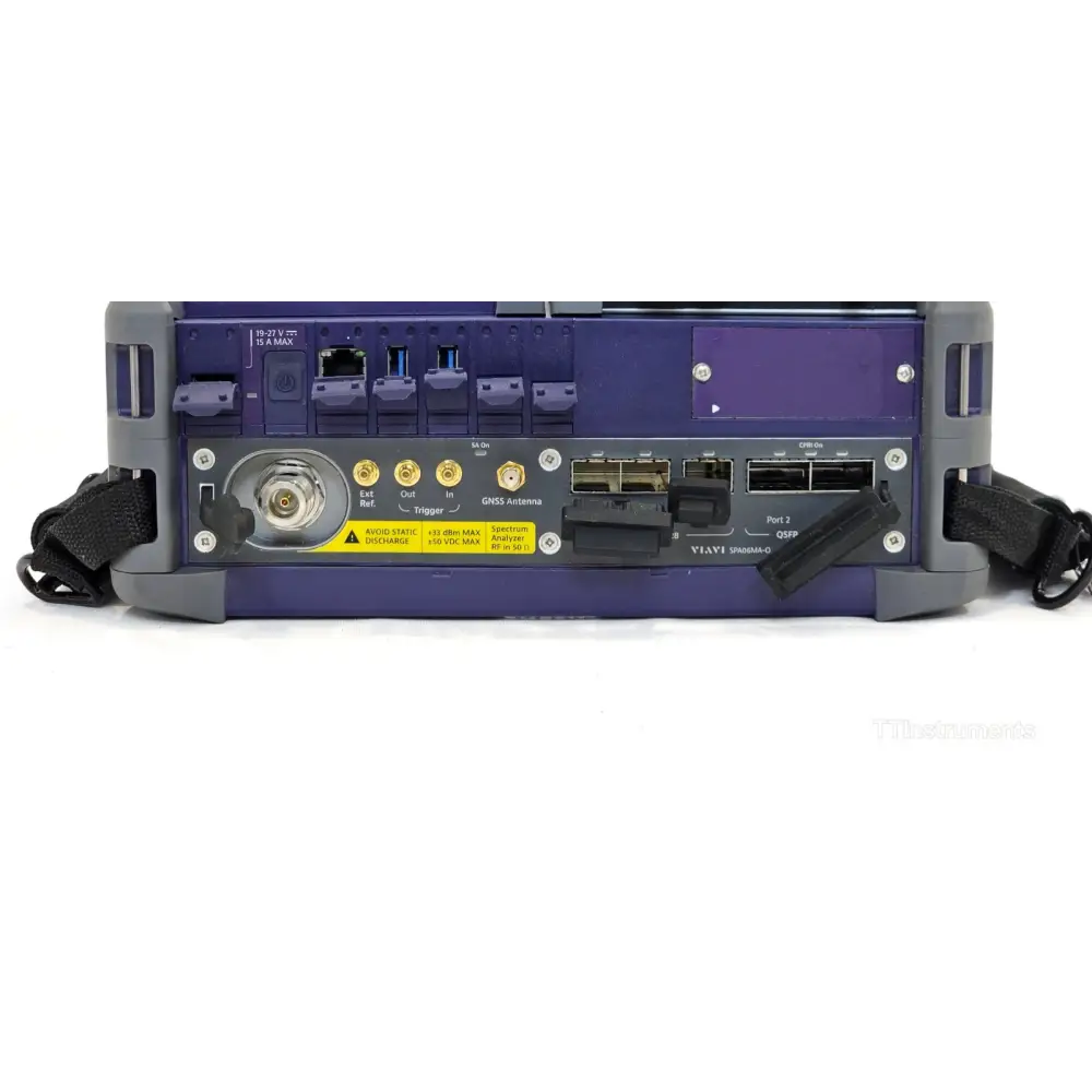 Viavi JDSU ONA-800A left side view showing module bay and input connectors
