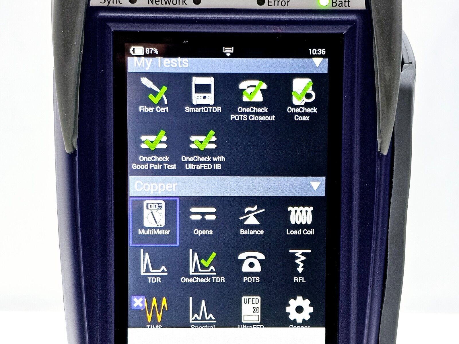Viavi JDSU OneExpert ONX-580 ONX-BDCM-DSL Bonded ADSL DSL V35B TDR VDSL FTP/HTTP