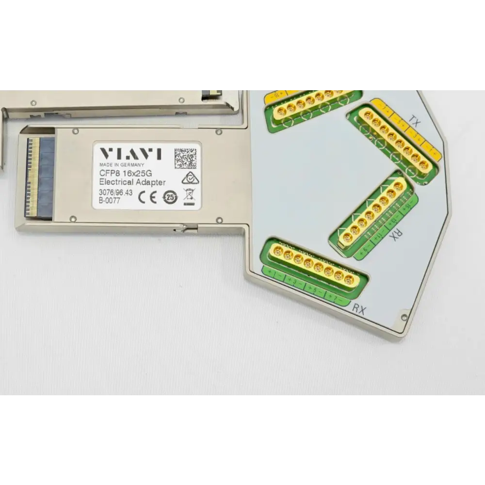 ONT-603 front panel LED indicators for Laser On and LOS status on CFP8 interface