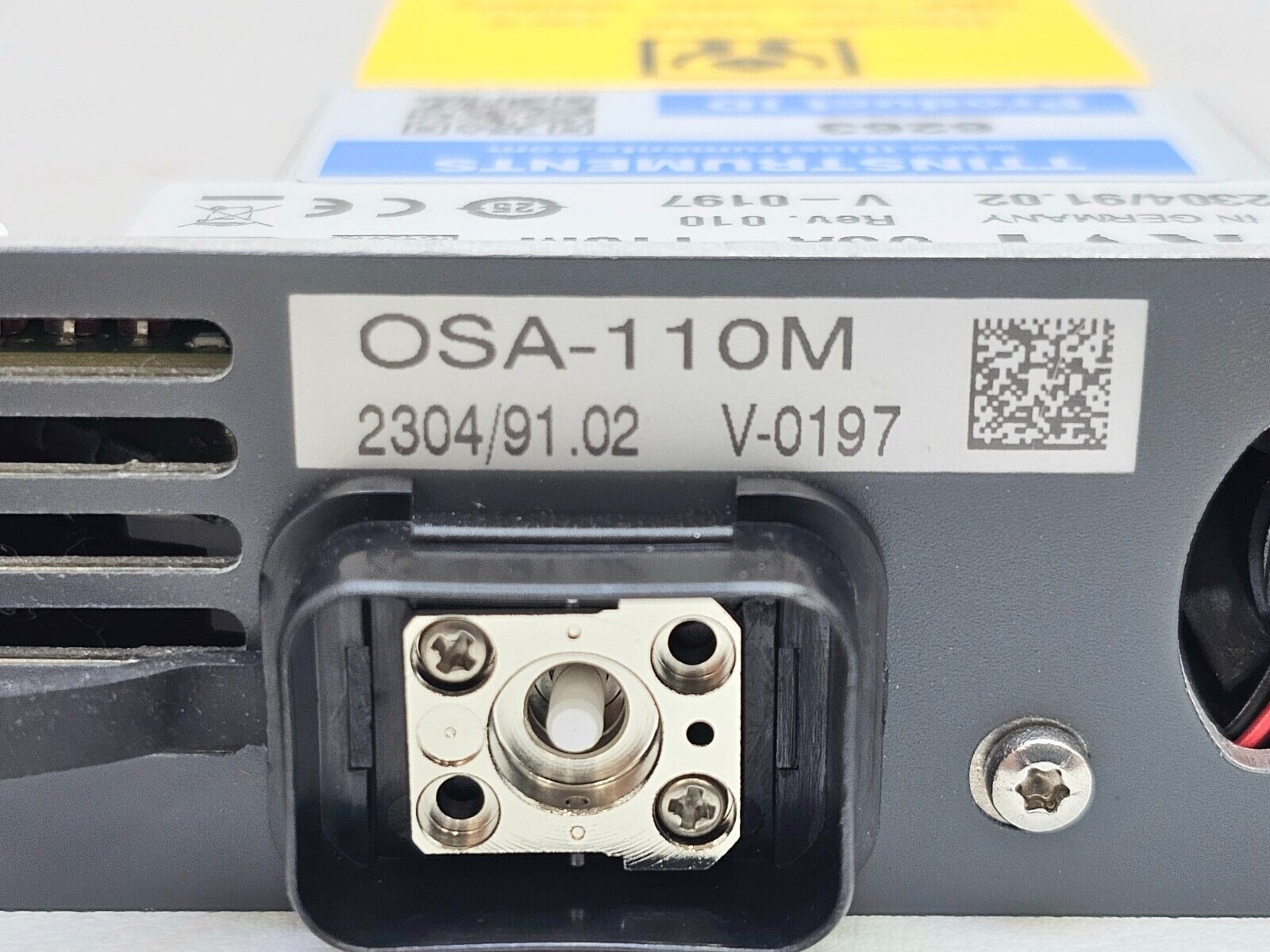 Viavi JDSU OSA-110M 1250-1650nm OSA Optical Spectrum Analyzer 2304/91.02 PC