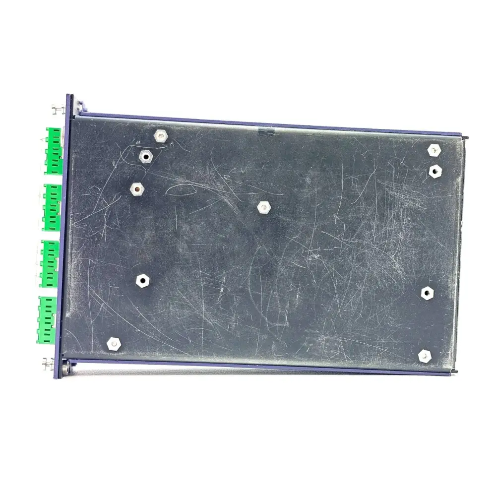 Viavi OTU 5000 OTDR close-up of LC/APC optical port and connector interface