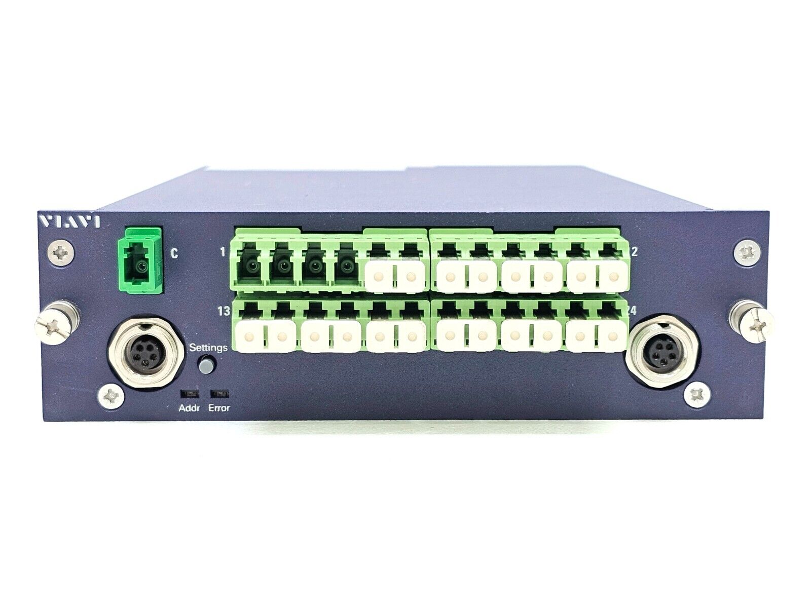 Viavi JDSU OTU 5000 EOTDR2-L-B1-COTU 2-port 1625nm OTDR + E9E-EXTX-24 Optical Swi
