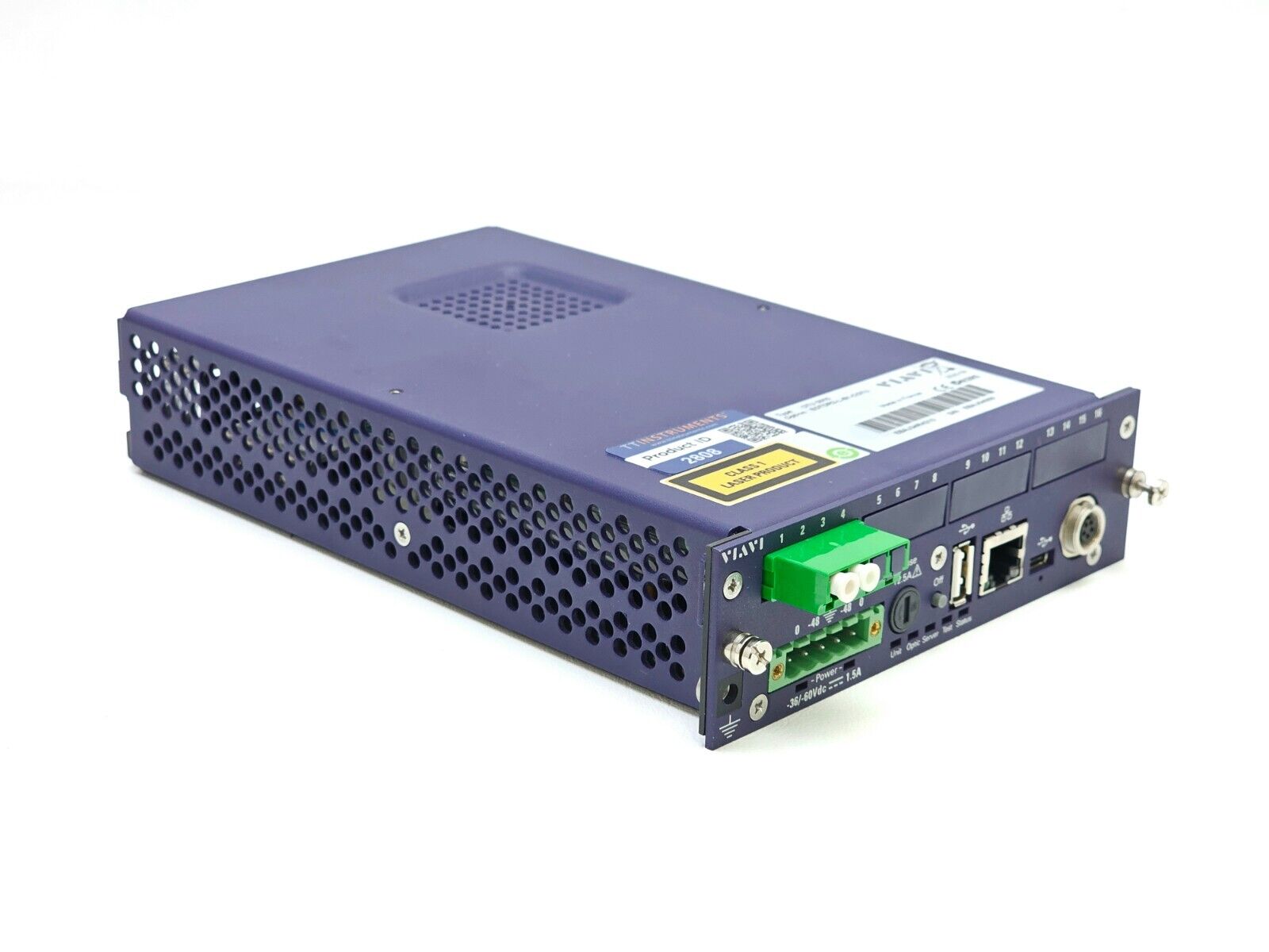 Viavi JDSU OTU 5000 EOTDR2-L-B1-COTU 2-port 1625nm OTDR + E9E-EXTX-24 Optical Swi