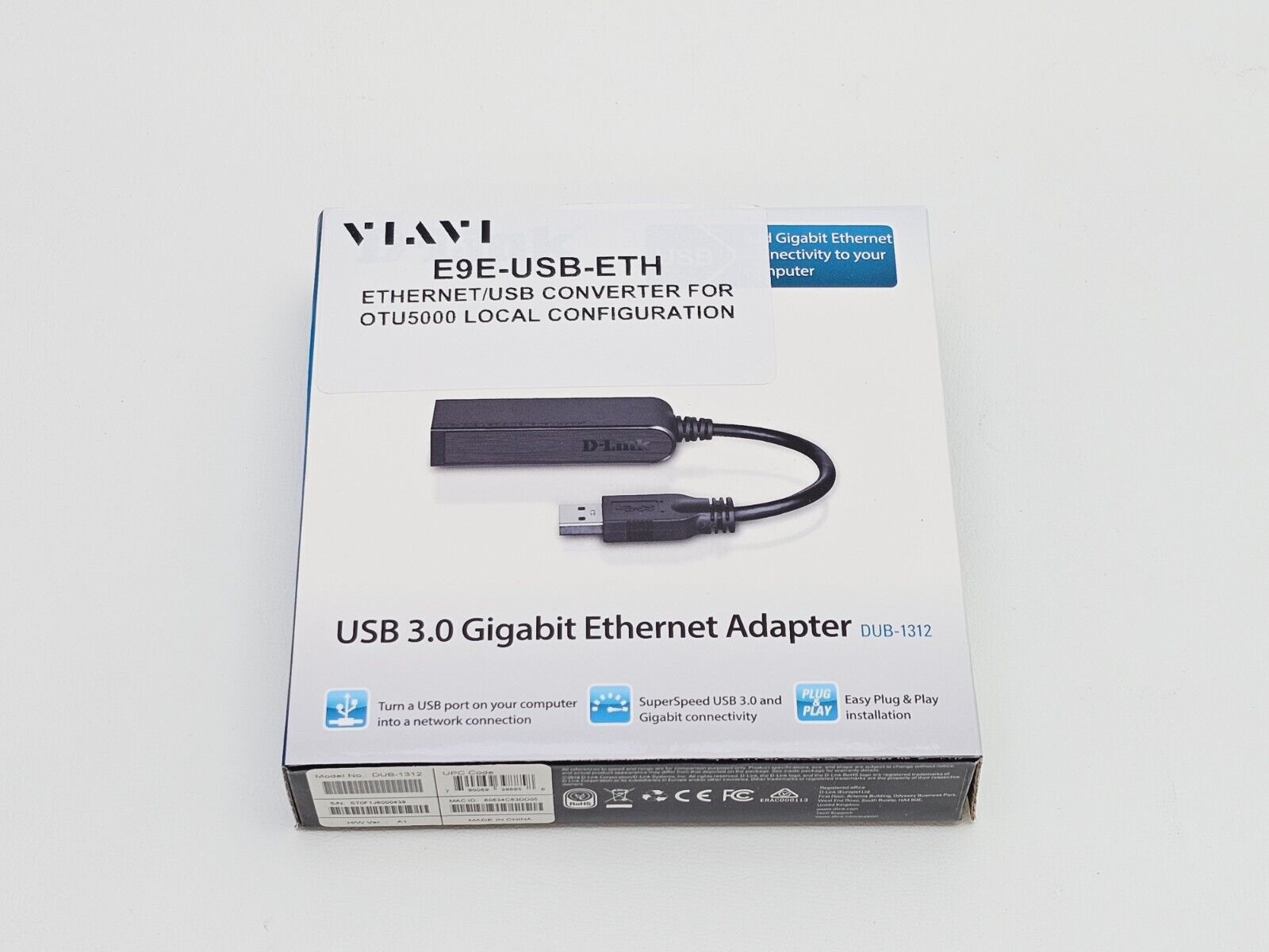 Viavi JDSU OTU 5000 EOTDR2-L-B1-COTU 2-port 1625nm OTDR + E9E-EXTX-24 Optical Swi