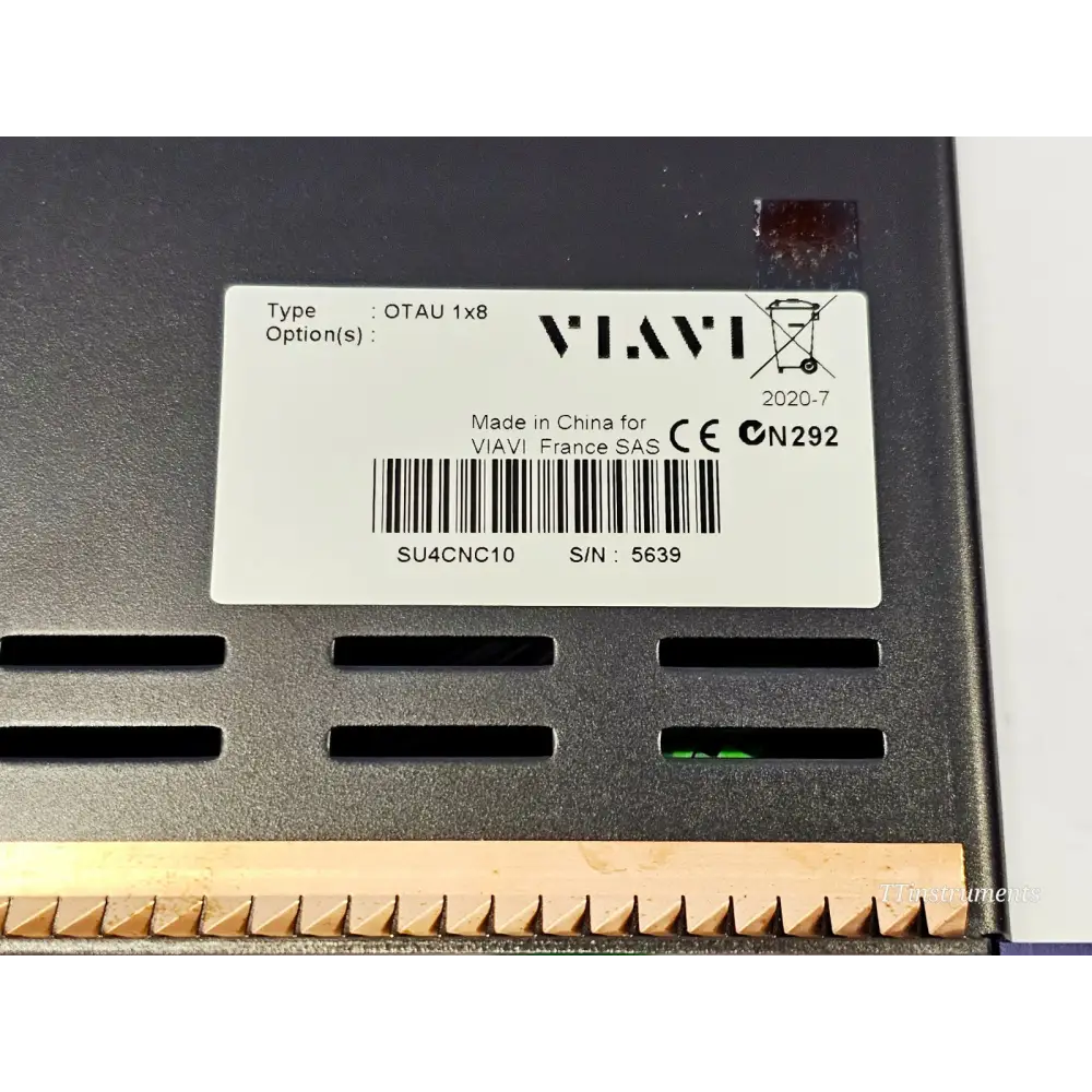 Viavi JDSU OTU 8000E v2 Chassis with OTAU 1x8 Optical Switch MFD 2020