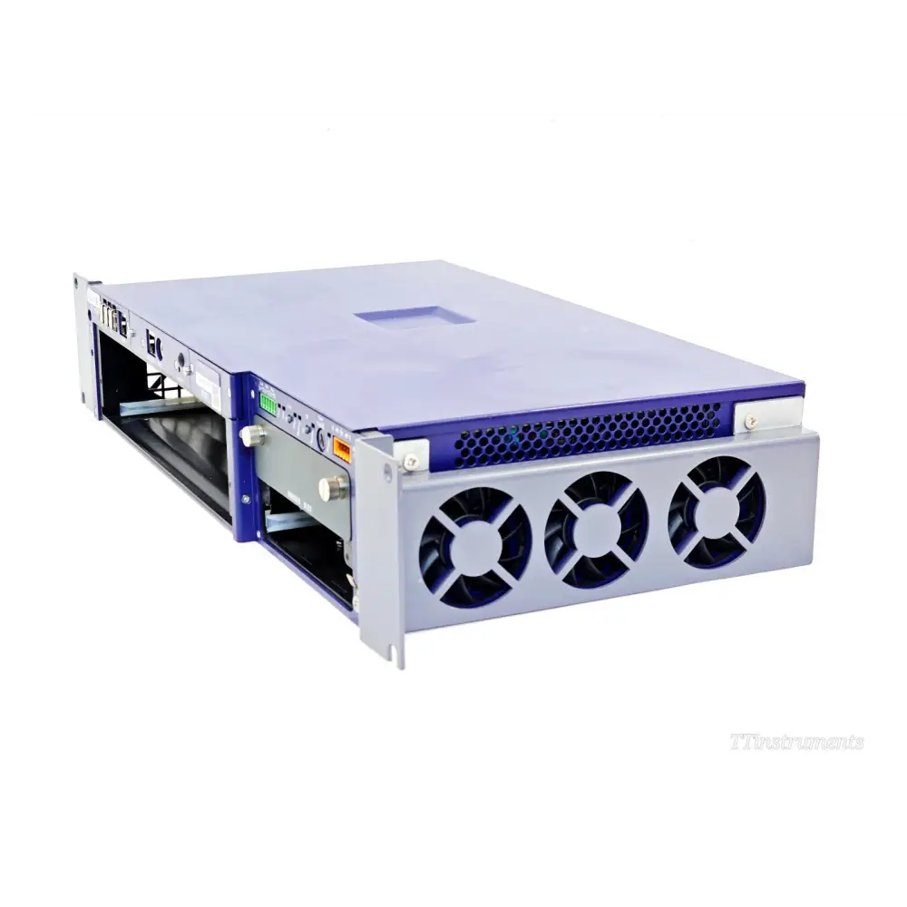 Viavi OTU 8000E v2 base unit top view showing module bay