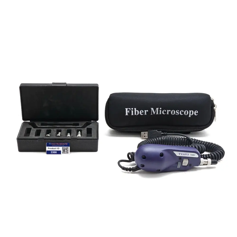 Viavi JDSU P5000i digital fibre inspection probe, 4-pin version, front view