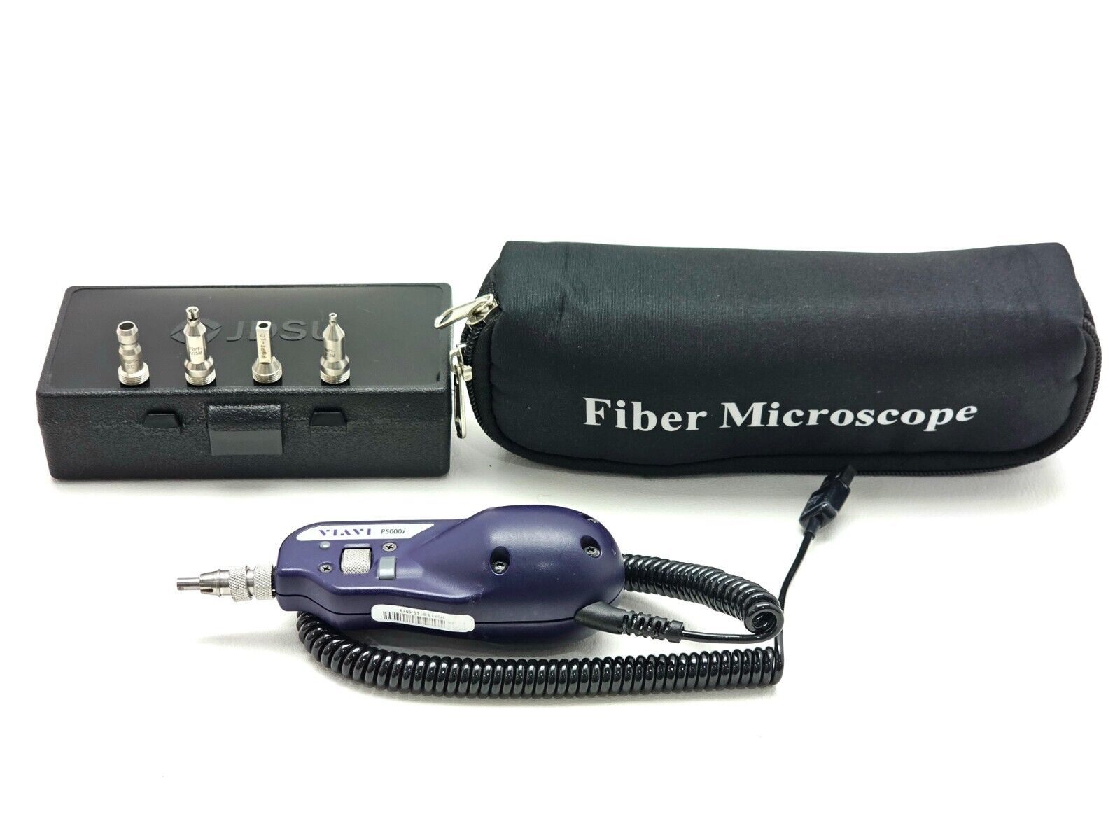 Viavi JDSU P5000i Fiberscope FBPT Tips SC LC Bulkhead + 1.25 / 2.5 mm Patchcord