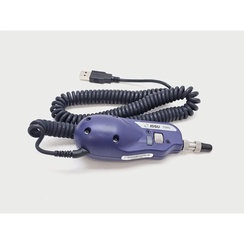 Viavi JDSU P5000i Fiberscope with SC LC bulkhead tips and 1.25mm 2.5mm patchcord tips and carry bag