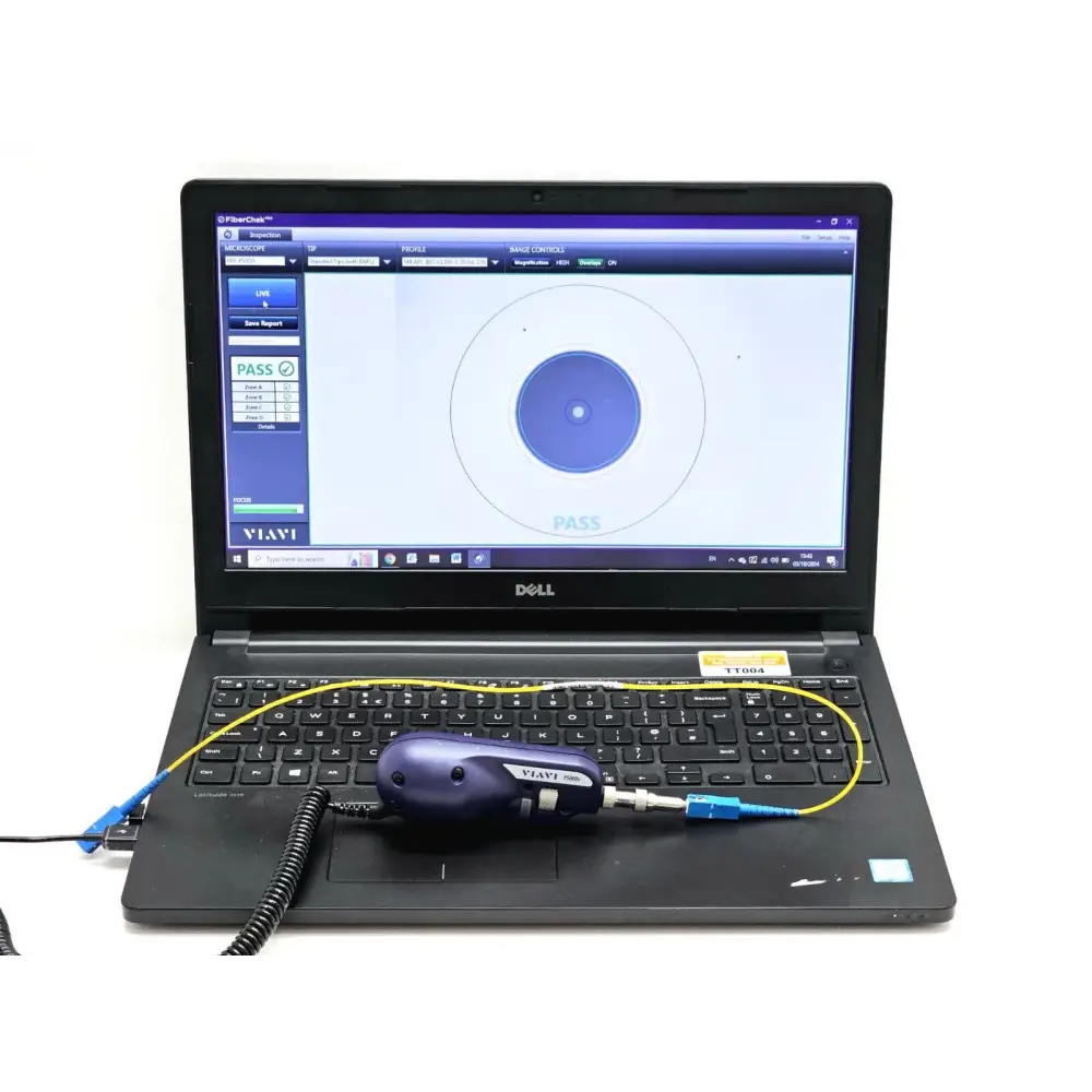 Viavi JDSU P5000i Fiberscope Probe with replacement USB cable and accessories