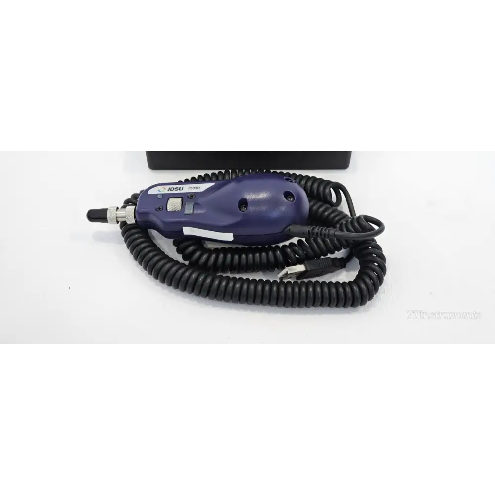 Viavi JDSU P5000i digital fibre inspection probe with 6 interchangeable tips and bulkhead connectors