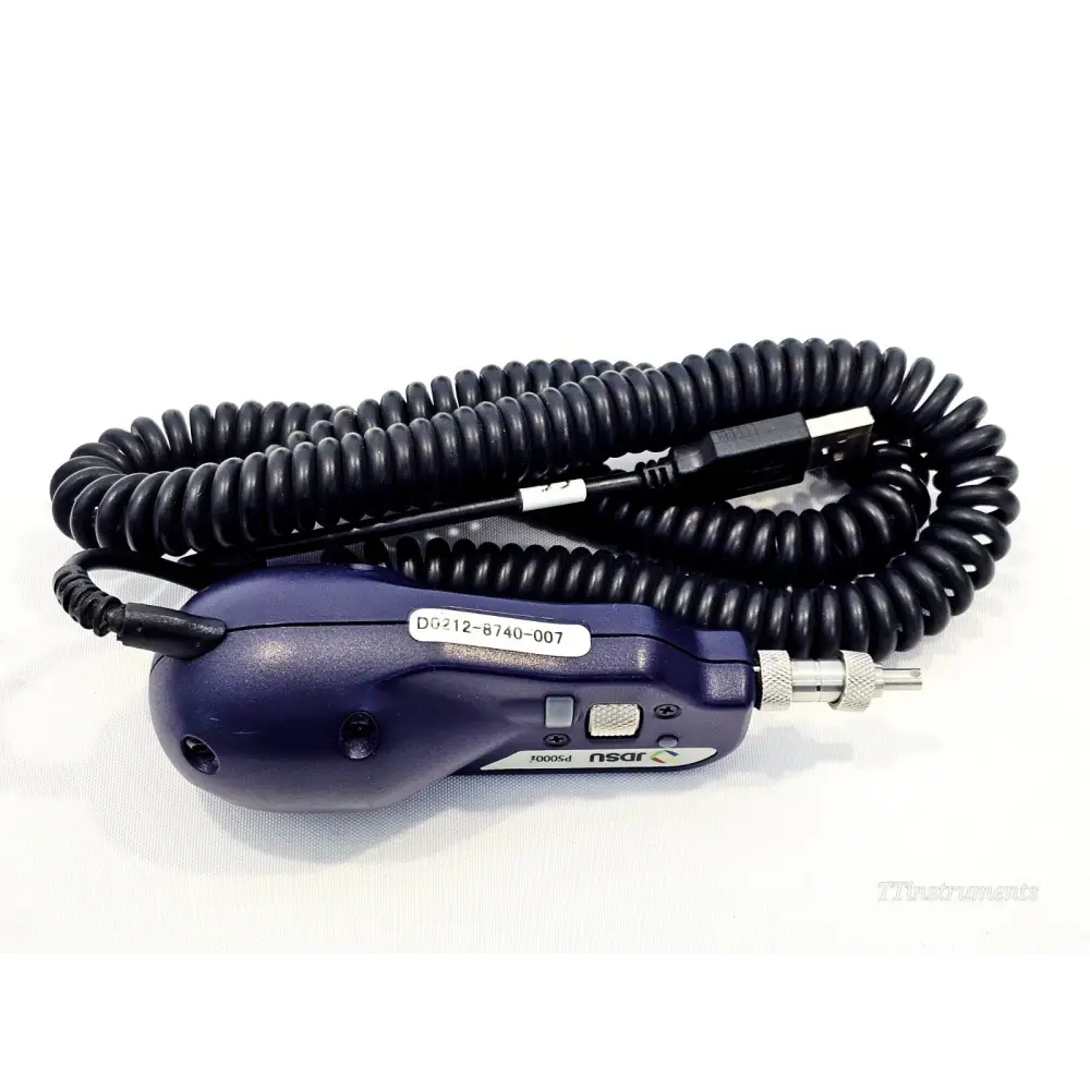 Viavi P5000i inspection probe alongside U25, U12, U25A patchcord tips and LC, SC, SC-APC bulkhead tips