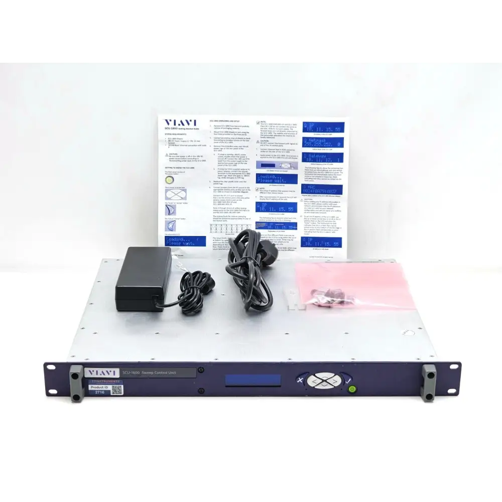 Viavi JDSU SCU-1800 Sweep Control Unit front panel view showing port configuration