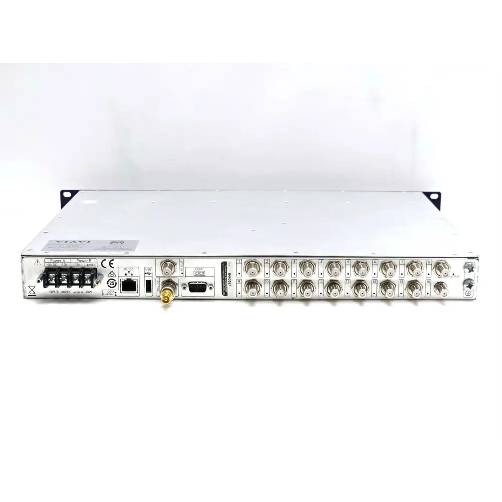 JDSU SCU-1800 sweep control unit left side profile showing 1RU chassis depth