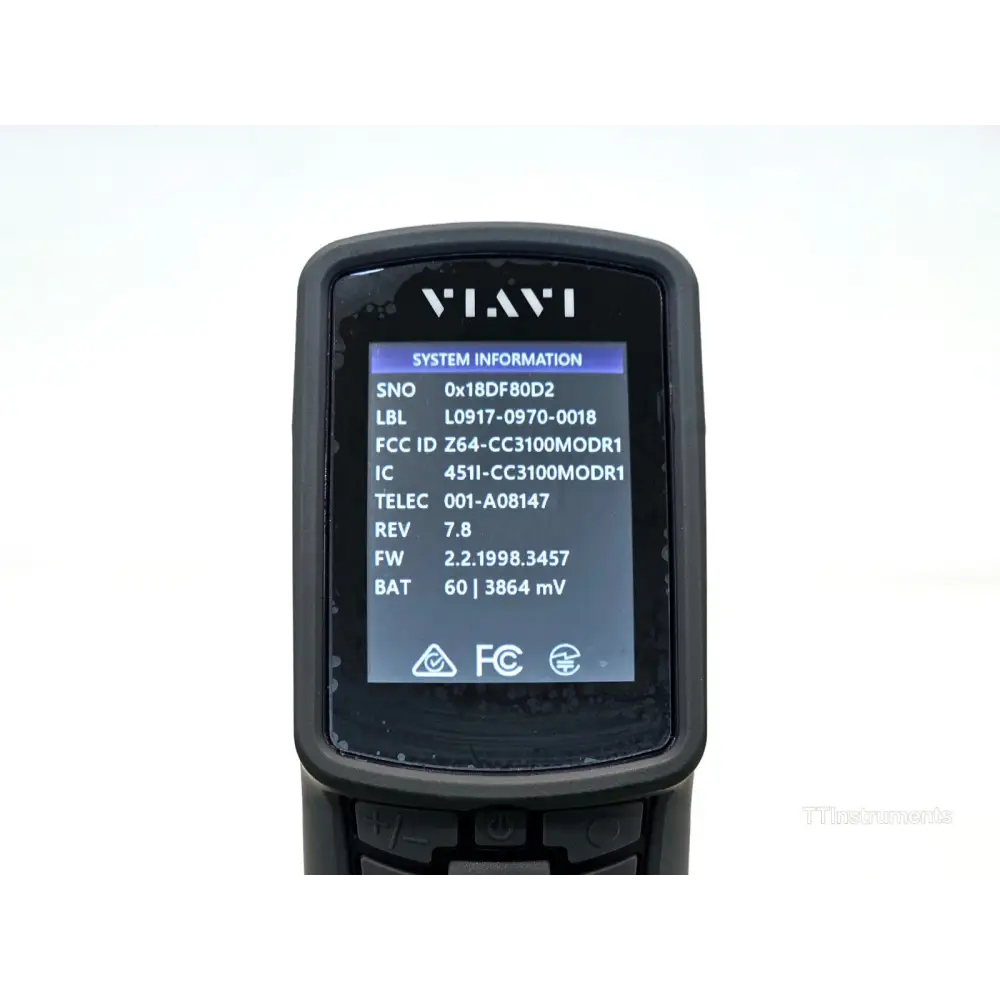 Viavi FiberChek Sidewinder scope with 2-pin power adapter included in sale