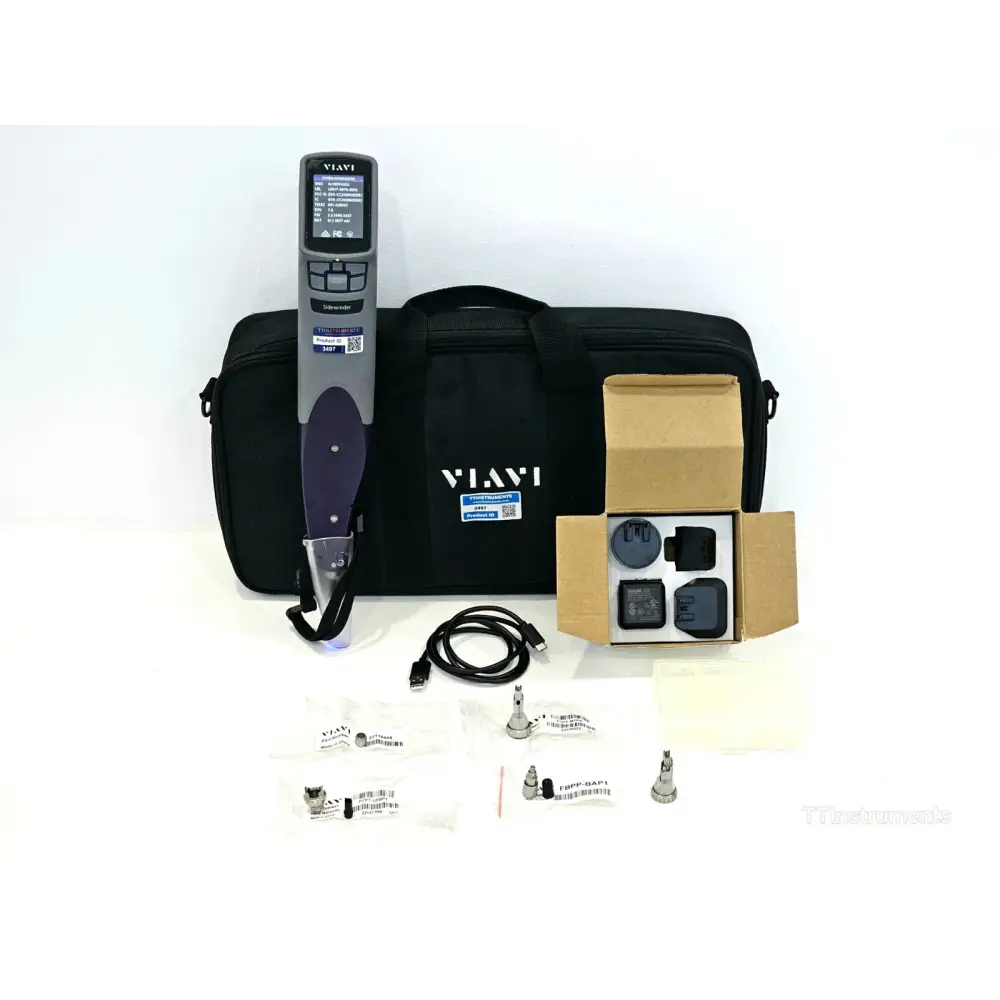 Viavi JDSU Sidewinder FiberChek MPO Inspection Scope with integrated touchscreen display