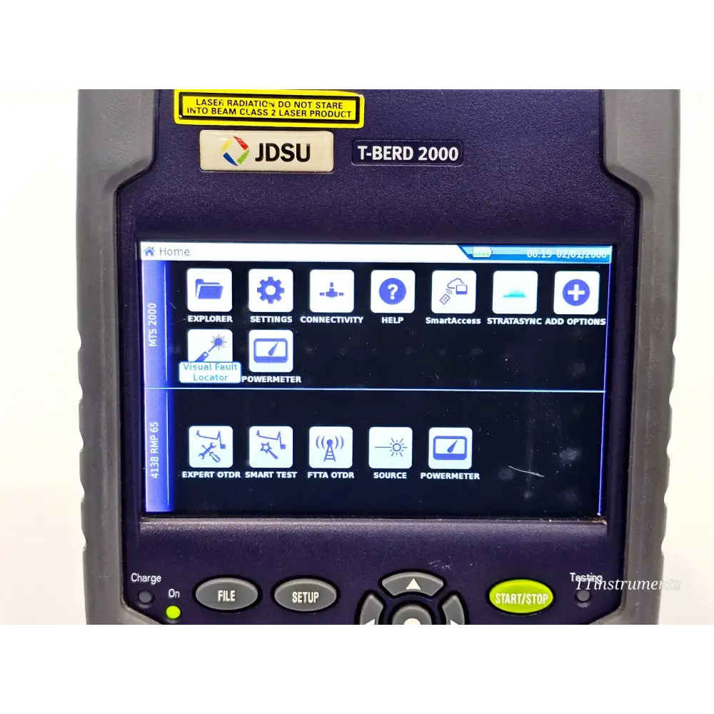 Viavi 4138 RMP65 OTDR module fitted into T-BERD 2000 mainframe