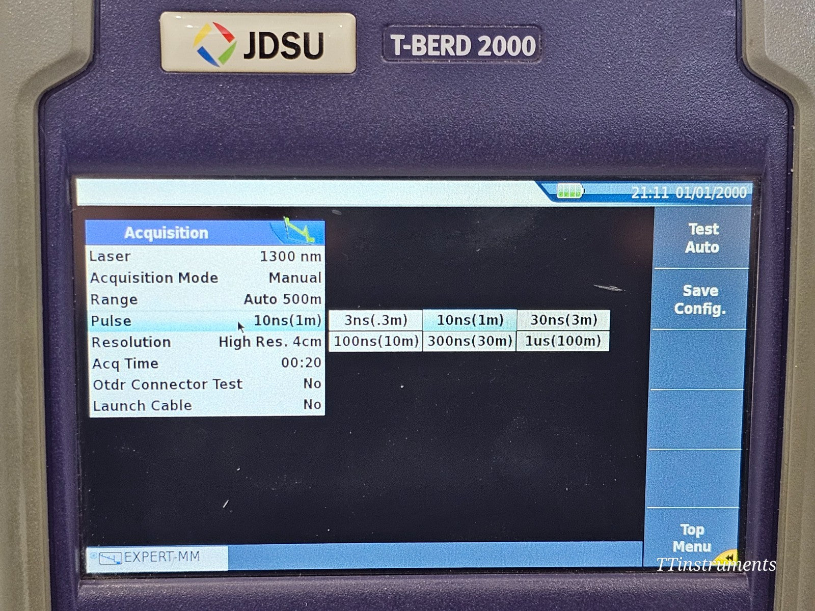 Viavi JDSU T-BERD 2000 + 4146 QUAD OTDR SM MM 850/1300 1310/1550 + P5000i Scope
