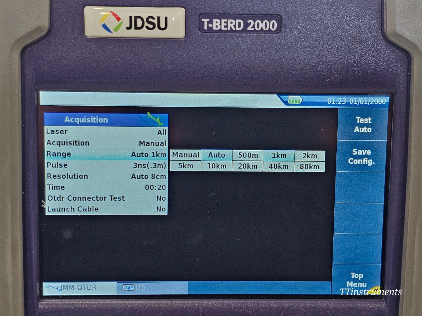 Viavi JDSU T-BERD 2000 + 4146 QUAD OTDR SM MM 850/1300/1310/1550 + P5000i Scope