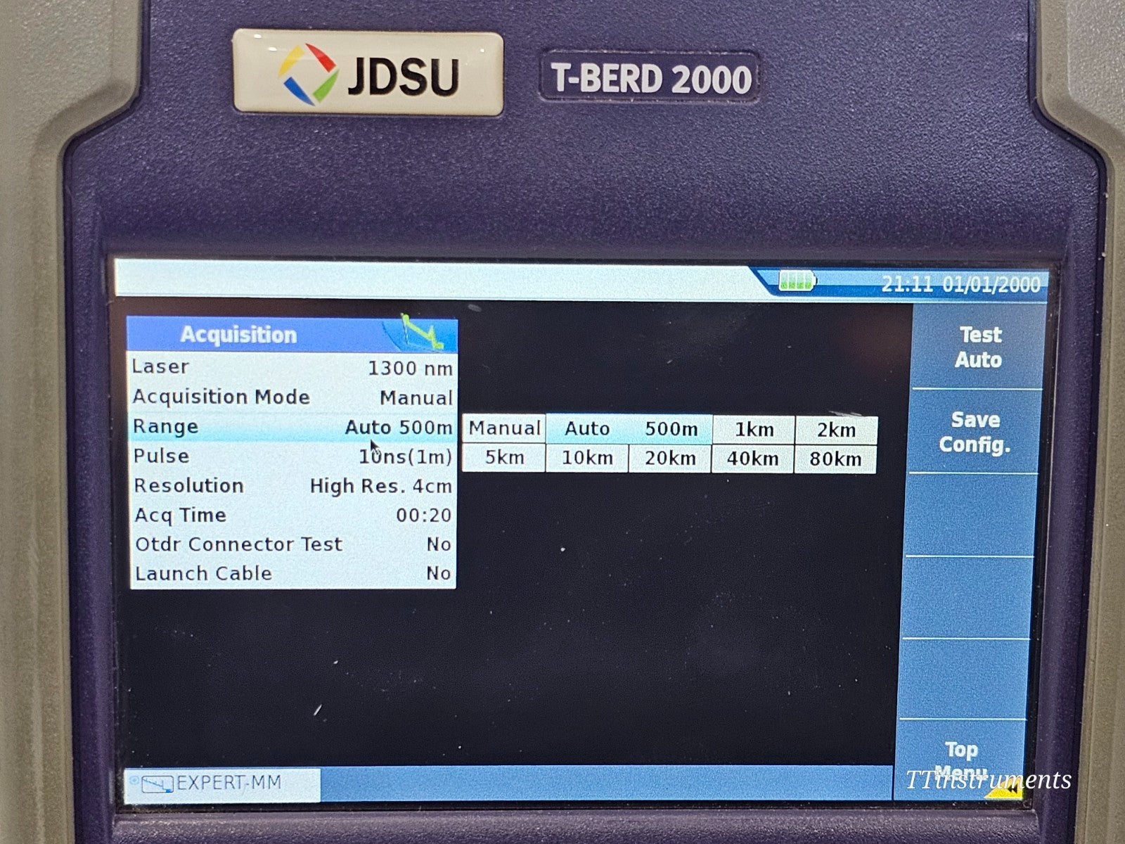 Viavi JDSU T-BERD 2000 + 4146 QUAD OTDR SM MM 850/1300 1310/1550 + P5000i Scope