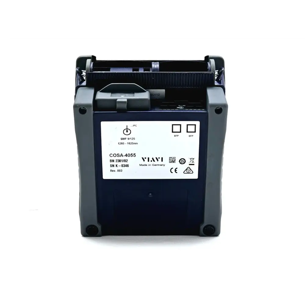 Viavi T-BERD 2000 mainframe display screen showing optical spectrum analyser interface