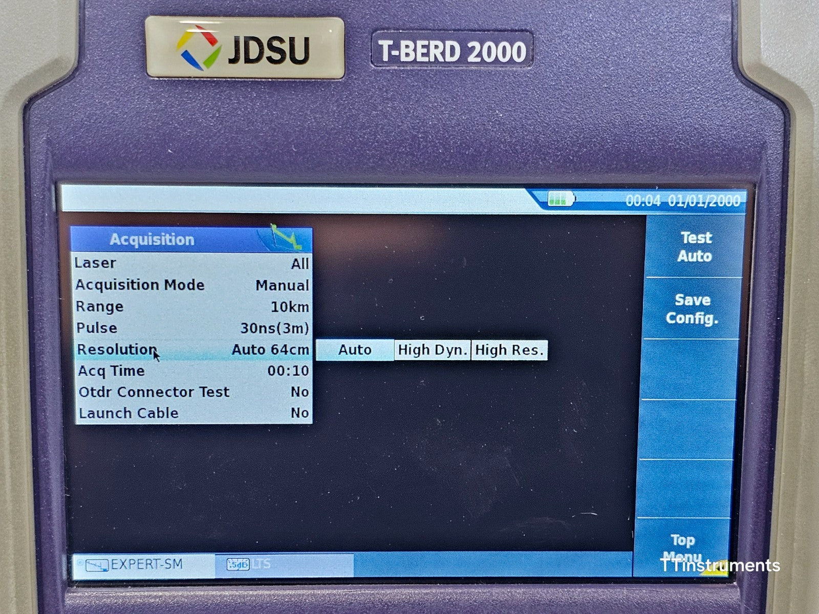 Viavi JDSU T-BERD 2000 w/ 4138 RMP65 1310/1550 & 1650 nm Filtered Metro PON OTDR