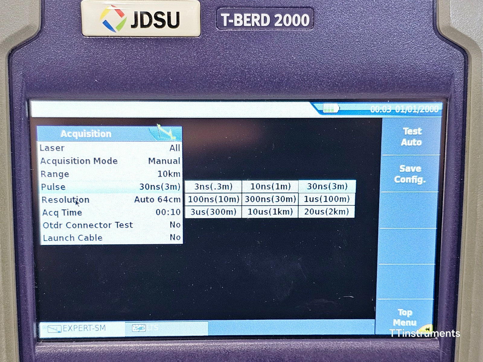 Viavi JDSU T-BERD 2000 w/ 4138 RMP65 1310/1550 & 1650 nm Filtered Metro PON OTDR