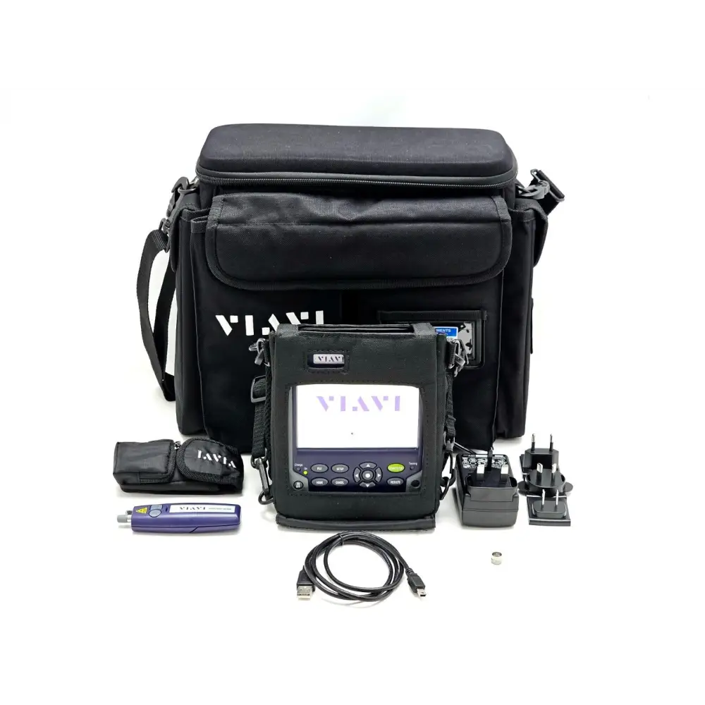 Viavi JDSU T-BERD 2000 OTDR mainframe with 4126 MA3 FCOMP module front view