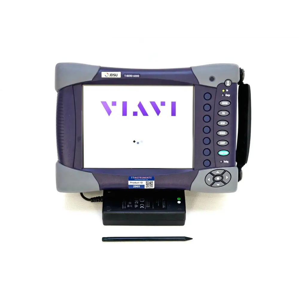 Viavi JDSU T-BERD 6000 mainframe with OSA-110M optical spectrum analyser module, front view