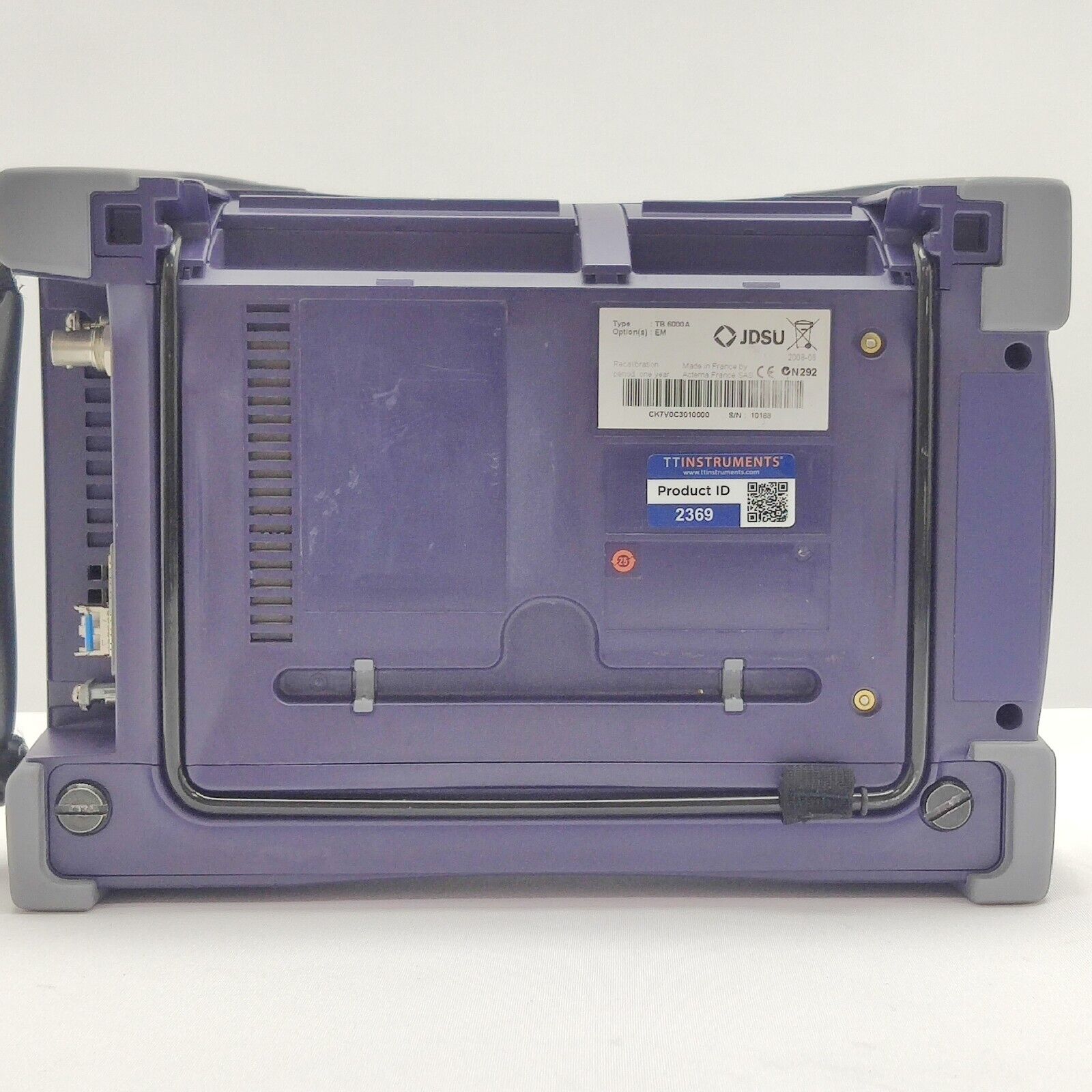 Viavi JDSU T-BERD 6000A w/ BERT MSAM Ethernet C1000 10G LAN Optical Electrical