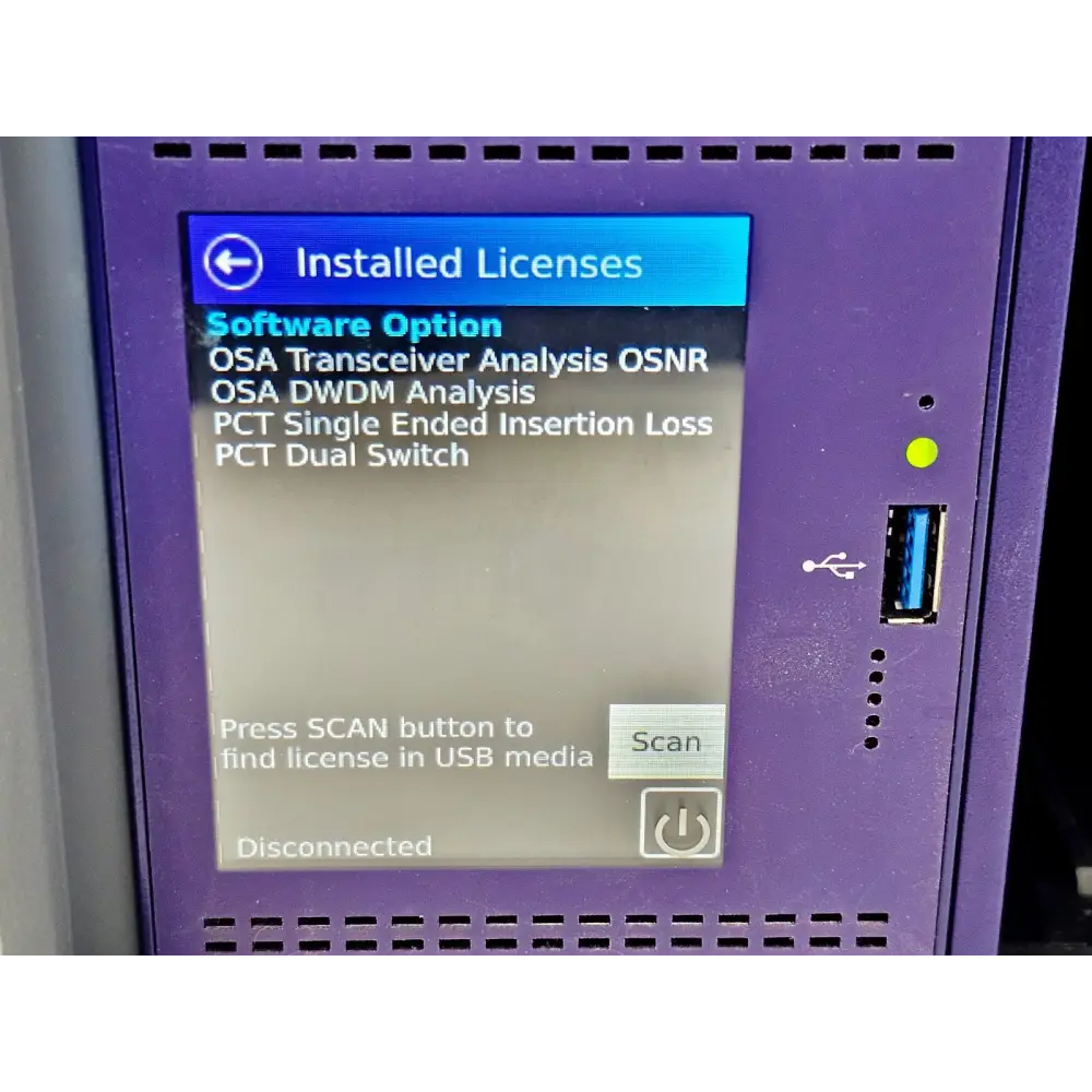 Viavi MAP-330CH Chassis with SW Options OSA/PCT MAP-300CLD-B 2019 MAP-300AKD-B20