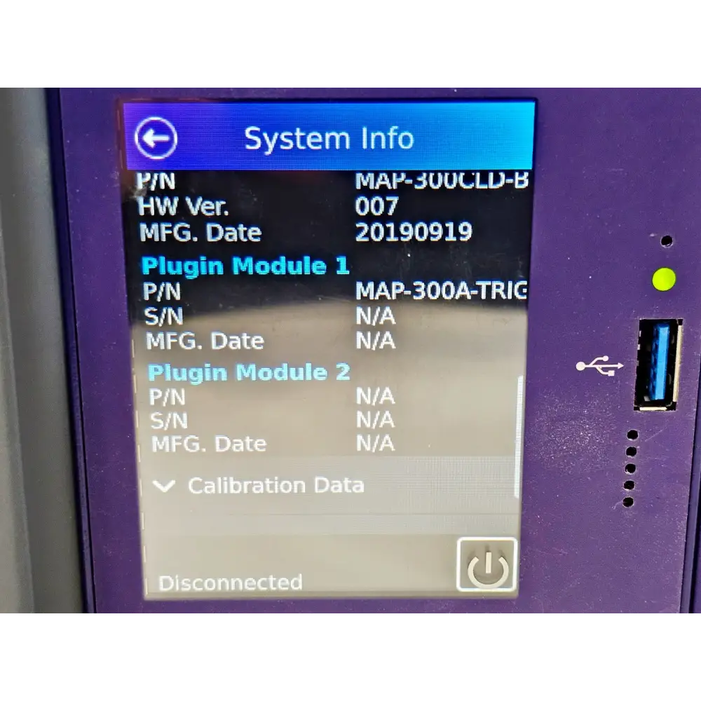 Viavi MAP-330CH Chassis with SW Options OSA/PCT MAP-300CLD-B 2019 MAP-300AKD-B15