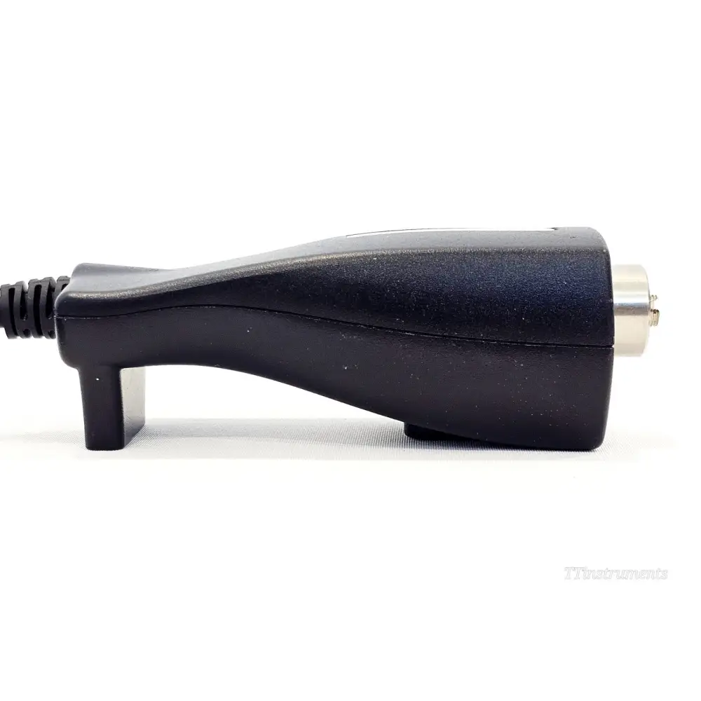 VIAVI JDSU mOPM-C1RHPCT remote head side profile showing ergonomic black housing and multi-pin connector