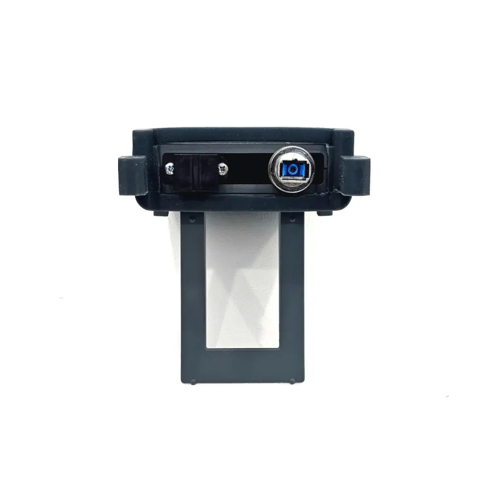 Viavi FOD5510M MPO Switch bottom view showing USB-B charging port and battery compartment