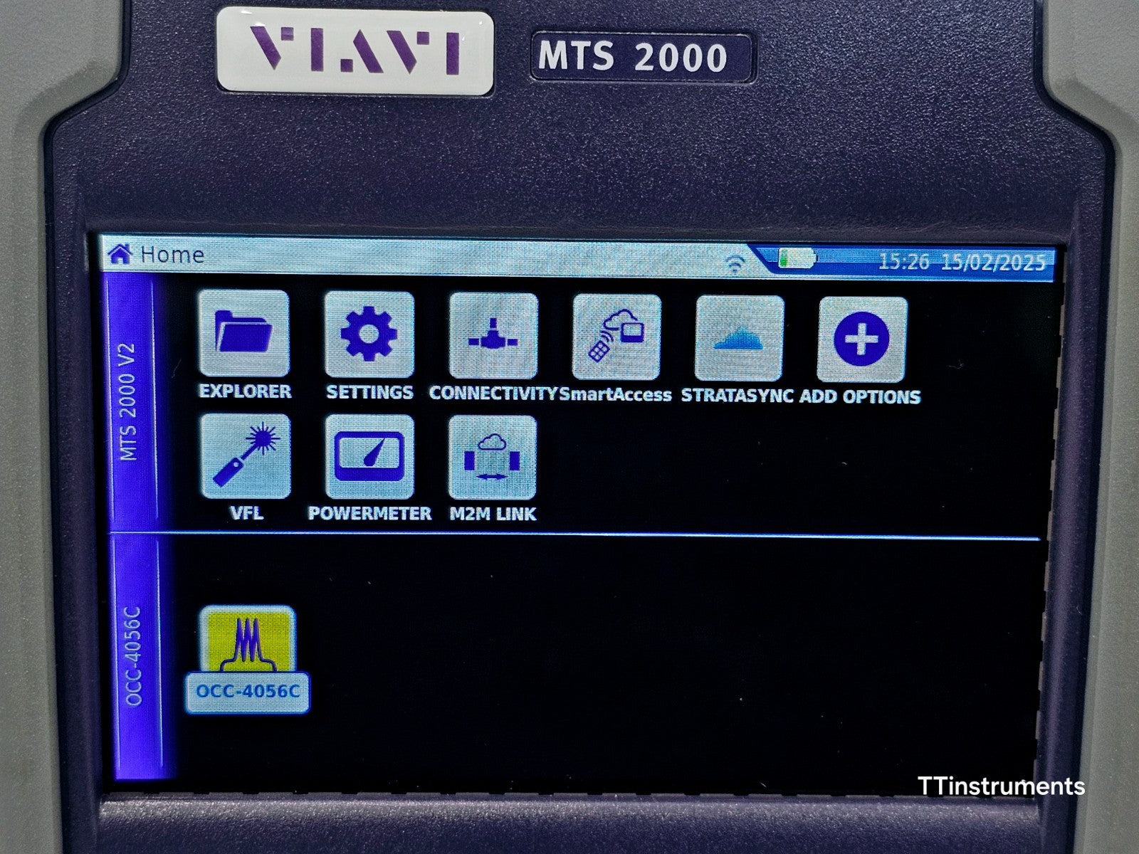 Viavi MTS 2000 V2 + OCC-4056C 2331/12 Optical Channel Checker APC DWDM Analyzer