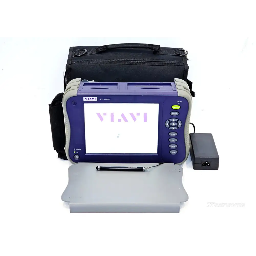 Viavi MTS 6000A V2 mainframe platform with 6100 Module Carrier, front view