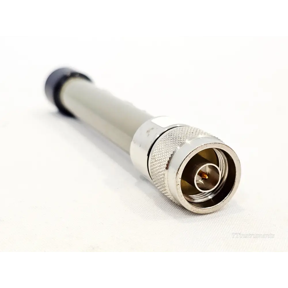 Viavi G700050357 RF Omni Antenna close-up of Type N male connector end showing centre pin and knurled body