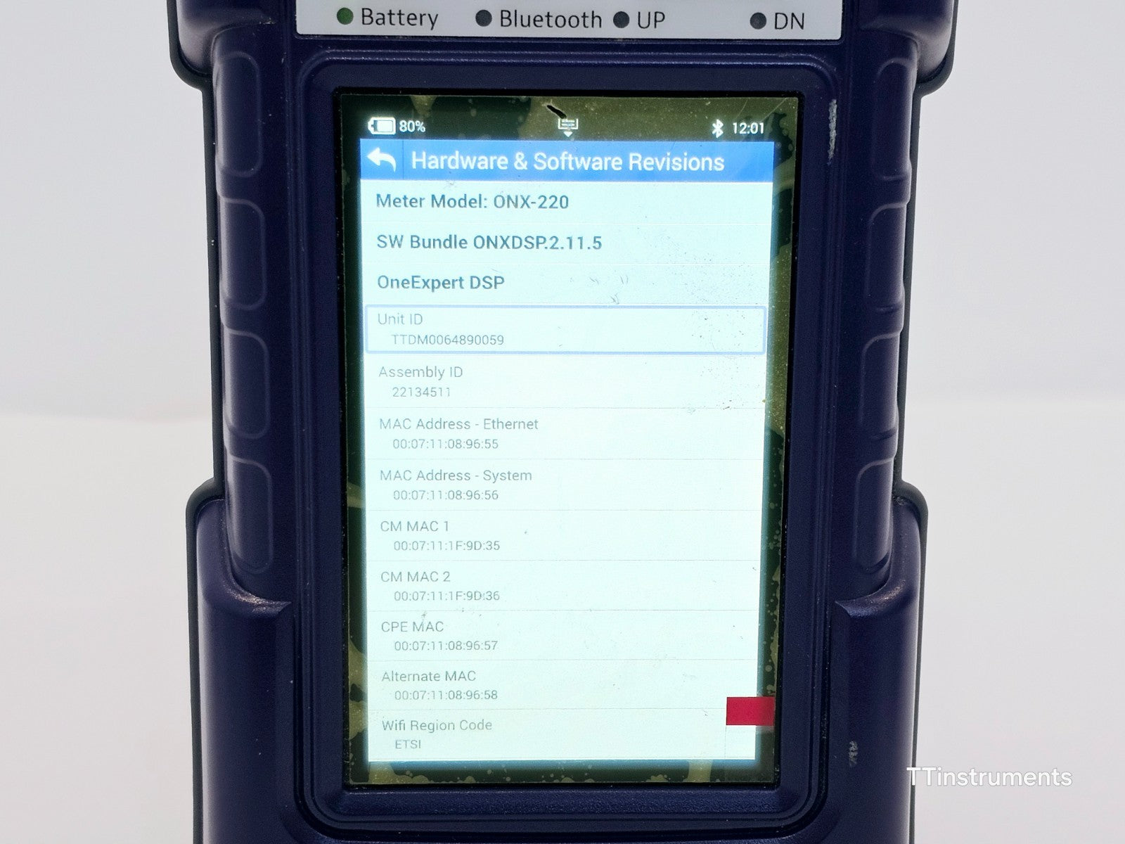 Viavi ONX-220 DSP OneExpert DSAM Meter DOCSIS 3.1 Pro