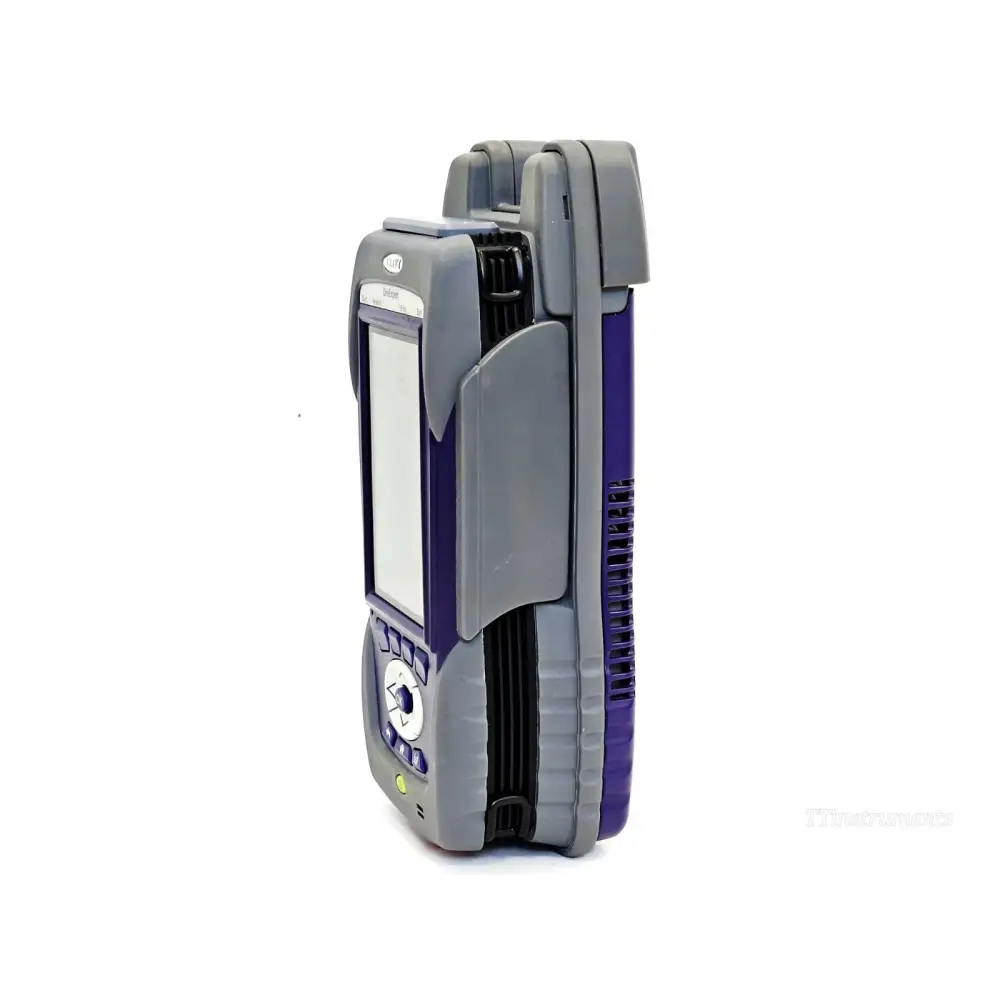 VIAVI ONX-630 DSAM meter right side view with rubber bumper guard and ventilation grilles
